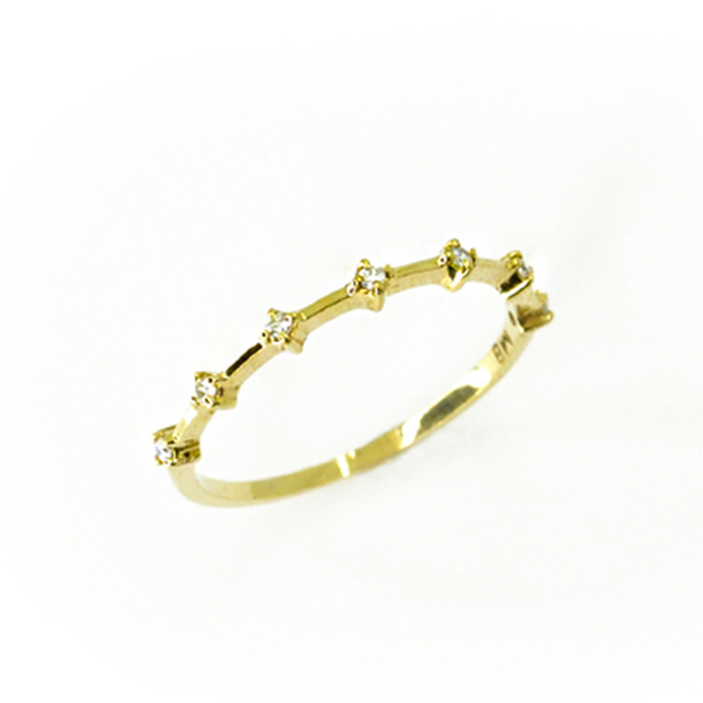 Aparador Shine em Ouro Amarelo 18k com Diamantes
